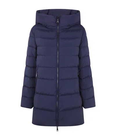 Seventy Hooded Down Jacket In Blue