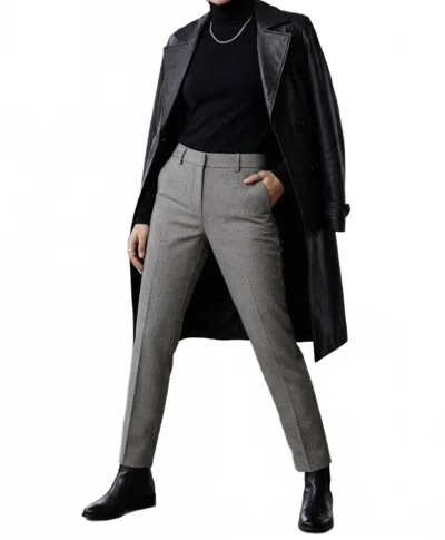Seventy Houndstooth Pattern Trouser In Multi In Gray