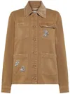 Seventy Button-fastening Jacket In Brown