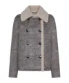 Seventy Double-breasted Jacket In Gray