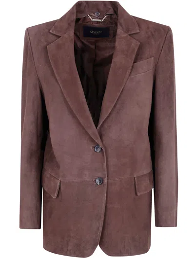 Seventy Long-sleeve Jacket In Brown