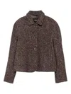 Seventy Buttoned Jacket In Brown