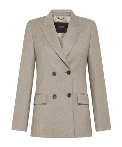 Seventy Jackets Dove Grey In Brown