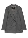 Seventy Double-breasted Blazer In Gray