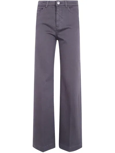 Seventy Wide Leg Denim In Gray