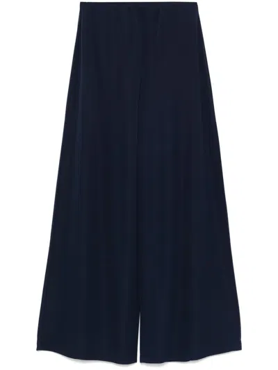 Seventy Jersey Palazzo Pants In Blue
