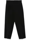 Seventy Knitted Straight-leg Trousers In Black