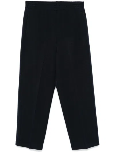 Seventy Knitted Straight-leg Trousers In Blue