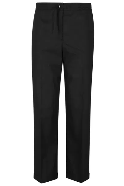Seventy Lace-detail Knitwear Pants - Black