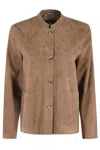 Seventy Light Brown Lightweight Suede Jacket