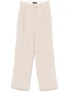 Seventy Lightweight Melange Trousers In Beige
