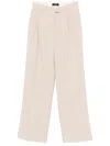 Seventy Lightweight Melange Trousers In Neutrals
