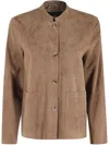 Seventy Light Brown Lightweight Suede Jacket
