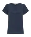 Seventy Logo Logo Short-sleeved T-shirt In Black