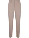 Seventy Logo-plaque Trousers In Neutrals
