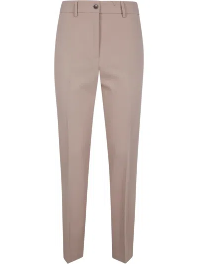 Seventy Logo-plaque Trousers In Neutrals