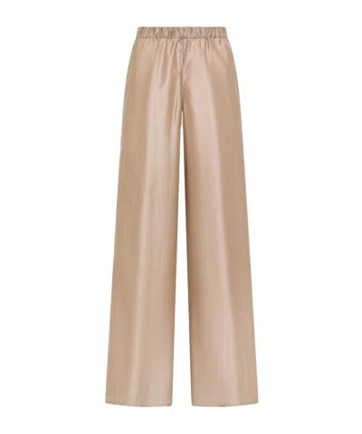 Seventy Long, Elasticated, Reversible Two-tone Pants. In Pink