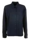 Seventy Long-sleeve Button-up Shirt In Blue