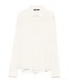 Seventy Chloé Cream Crepe Blouse In White