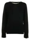 Seventy Long-sleeve Split-cuff Sweatshirt In Black
