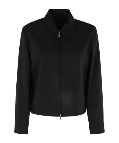 Seventy Long-sleeved Casual Jacket In Black