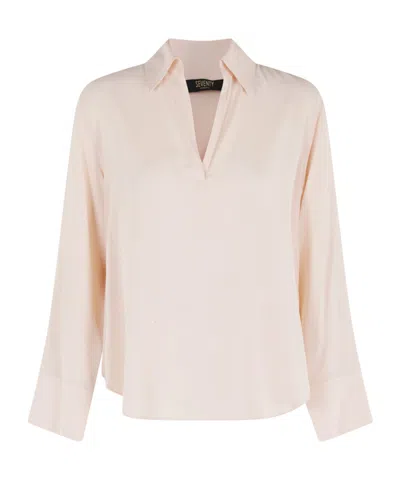 Seventy Long-sleeved Cover-up In Pink