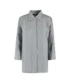 Seventy Camicia Mistolino Fiammato Crincle In Gray