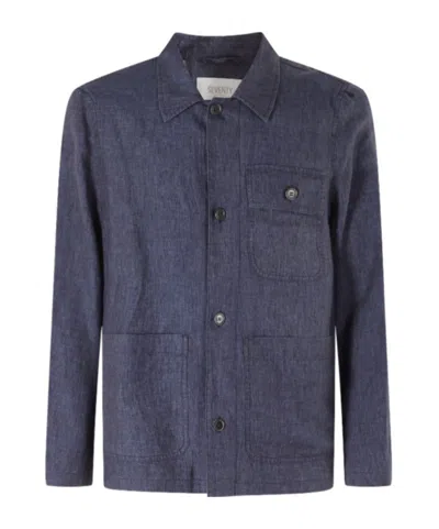 Seventy Long-sleeve Casual Jacket In Blue
