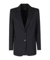 Seventy Single-breasted Patch-pocket Blazer In Blue