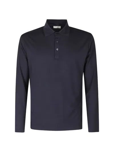 Seventy Long-sleeve Wool Polo Shirt In Animal Print
