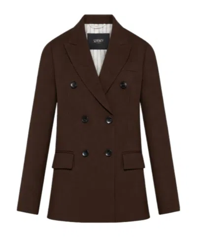 Seventy Long-sleeved Blazer In Brown