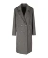 Seventy Double-breasted Notched-lapels Coat In Gray