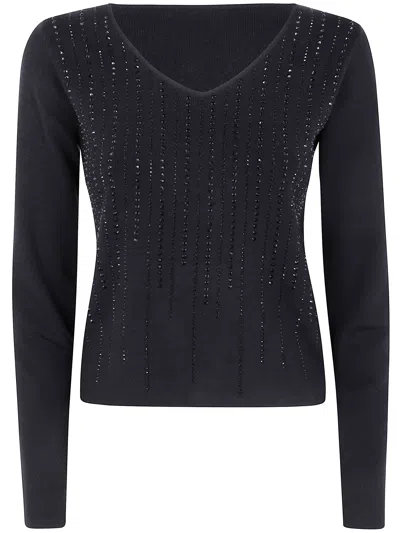 Seventy Madonna Neck T-shirt In Black