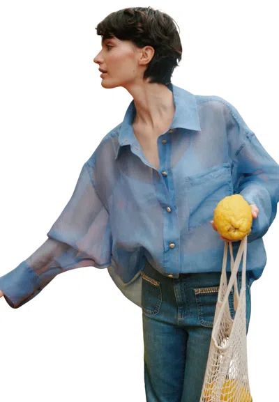 Seventy Mantle Woman  In Blue