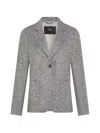 Seventy Single-breasted Jacket In Gray