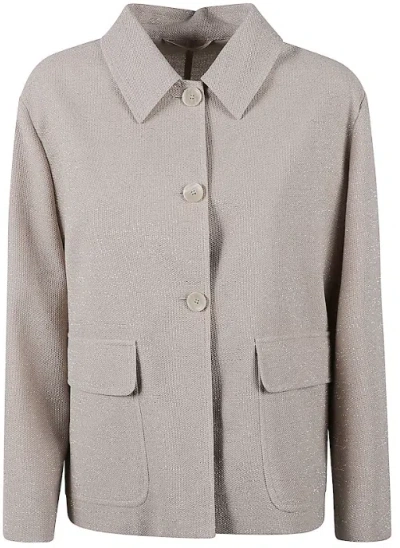 SEVENTY SEVENTY MIXED FABRIC STYLISH JACKET