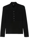 Seventy Button-up Blouse In Black  