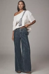 Seventy + Mochi Bay High-rise Wide-leg Jeans In Blue