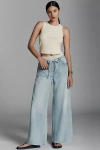 Seventy + Mochi Blake High-rise Wide-leg Tie-waist Jeans