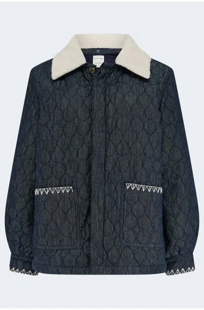 Seventy + Mochi Frida Jacket In Nightfall In Blue