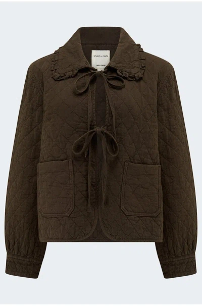 Seventy + Mochi Heidi Jacket In Chocolate Brown