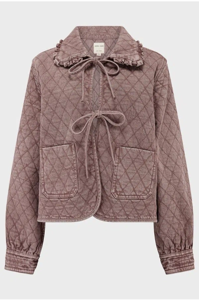 Seventy + Mochi Heidi Jacket In Washed Mocha In Brown