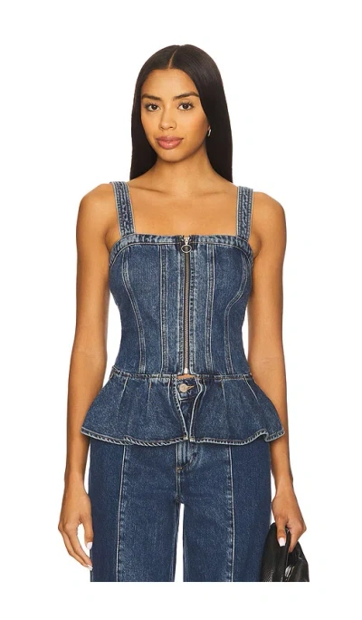 Seventy + Mochi Mila Top In Blue