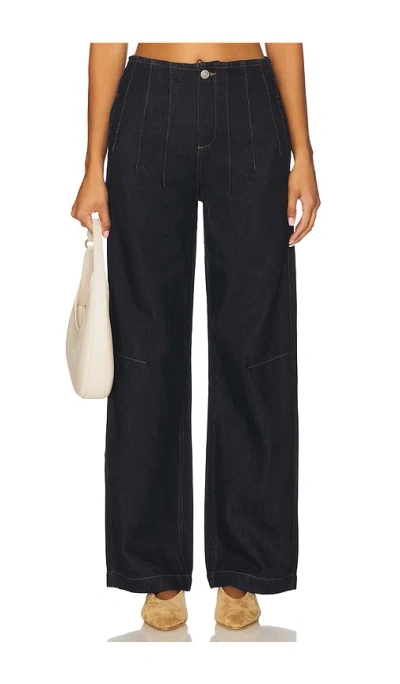 Seventy + Mochi Noah Wide Leg Jeans In Blue Moon