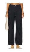 Seventy + Mochi Noah Wide Leg Jeans In Black