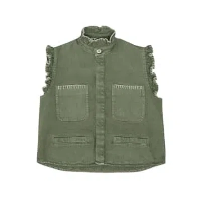 Seventy + Mochi Pablo Waistcoat Khaki In Neutrals