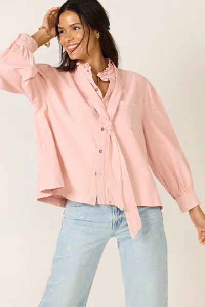 Seventy + Mochi Poet Blouse In Pink