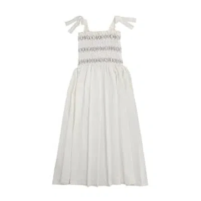 Seventy + Mochi Sally Bandeau Dress In Ecru In White