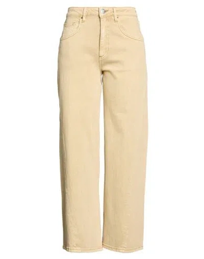 Seventy + Mochi Woman Jeans Sand Size 27 Cotton, Recycled Cotton, Elastane In Beige