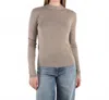 Seventy Mock Neck Sweater In Taupe In Neutral